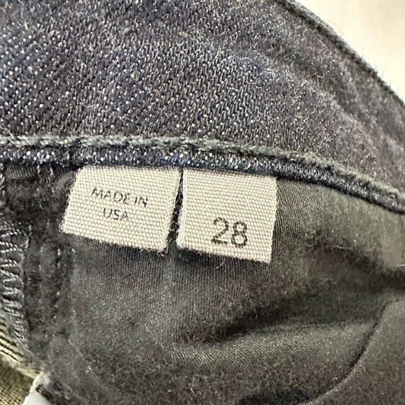 Helmut Lang Dark Wash Mid Rise Skinny Denim Jeans Womens Size 28 - Picture 5 of 10